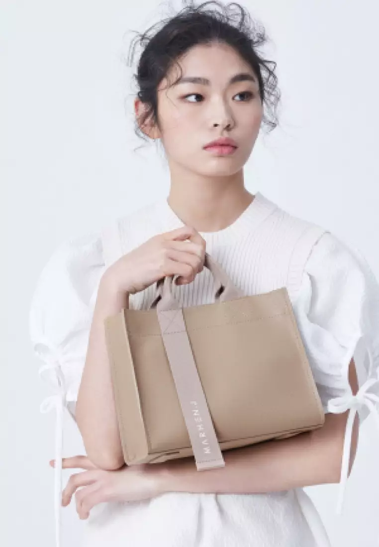 CINDY Vegan Leather Crossbody Bag Sand Beige