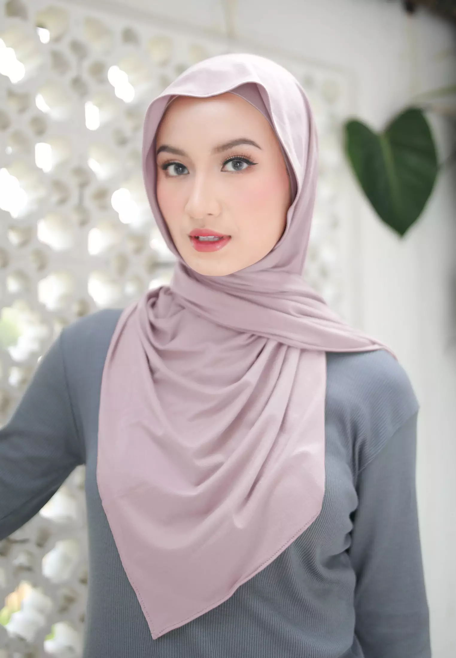 Cotton Bee - Nayma Turkey Shawl | Pashmina Rayon Premium - Orchid Tint