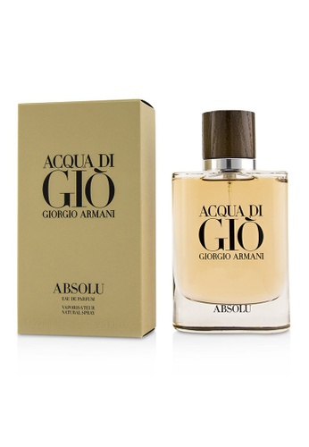 Buy Giorgio Armani Giorgio Armani Acqua Di Gio Absolu Eau De Parfum Spray 75ml 2 5oz Online Zalora Malaysia