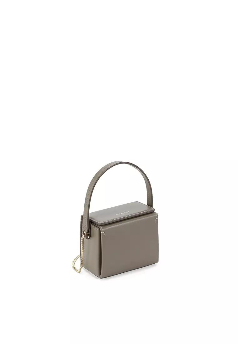 DEVON Mini Chain Box Bag - Turtledove
