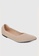 Milliot & Co. beige Arlette Pointed Toe Ballerina Flats C70E4SH53160A9GS_2
