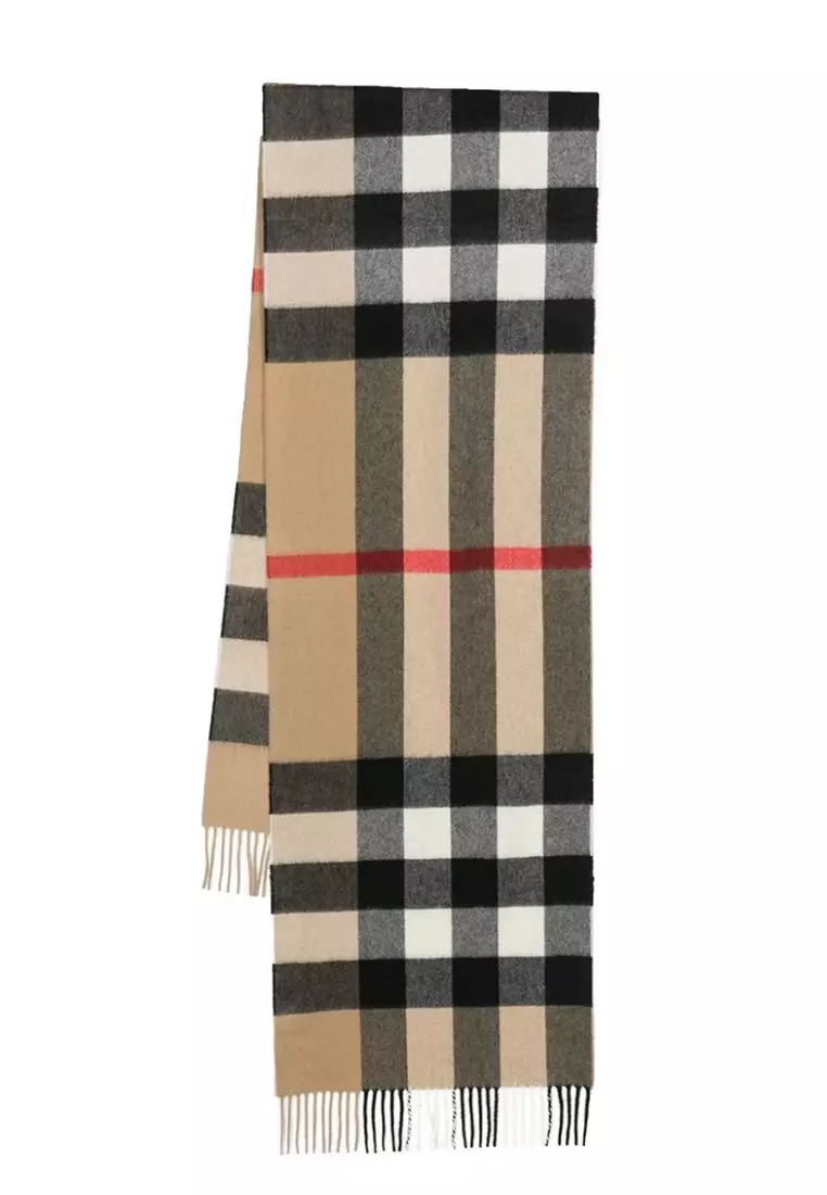 Burberry Vintage Check Scarf in Archive Beige for UNISEX 2025