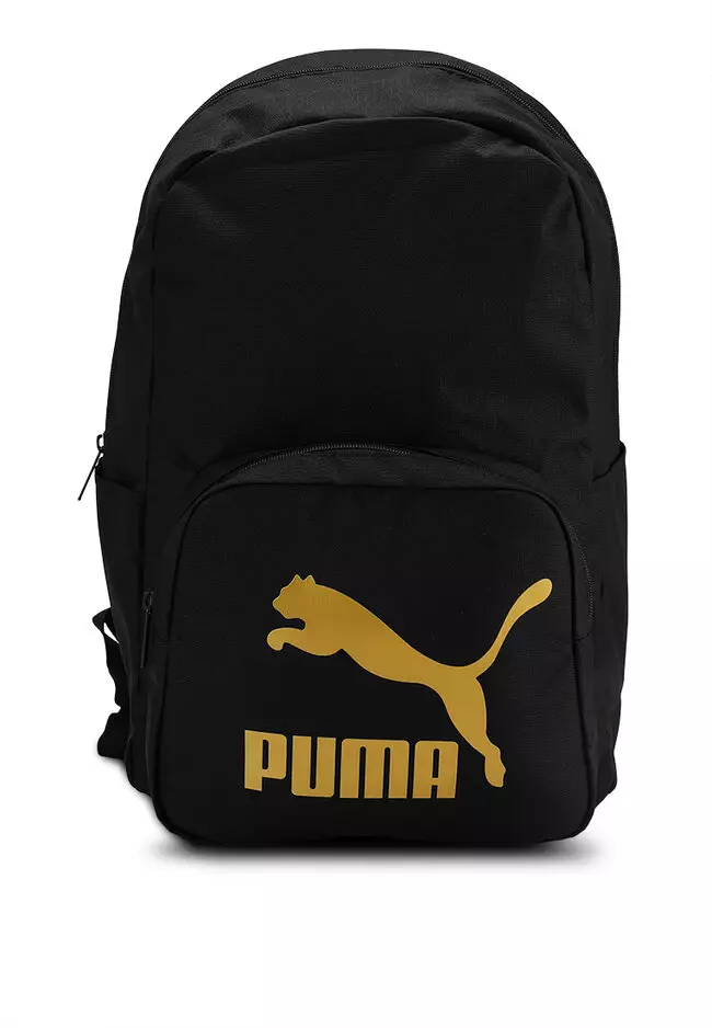 Puma black gold online backpack