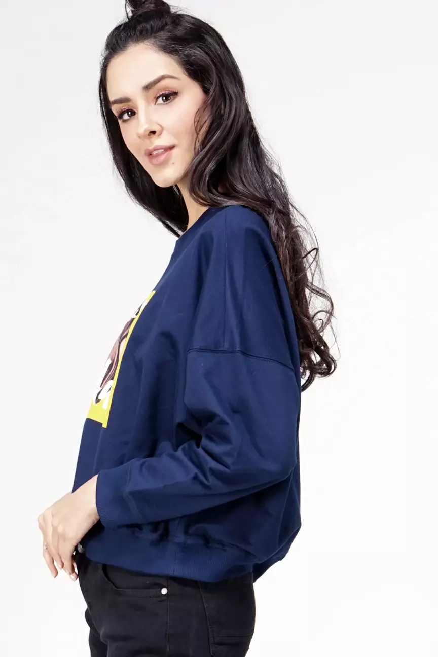 Sweater Wanita Cabello Navy