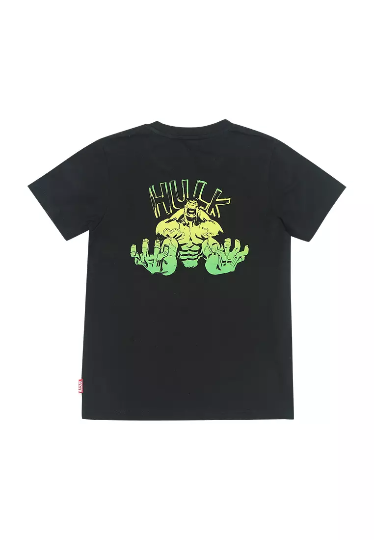 Boys Licensed Graphic T-Shirt Inked Hulk