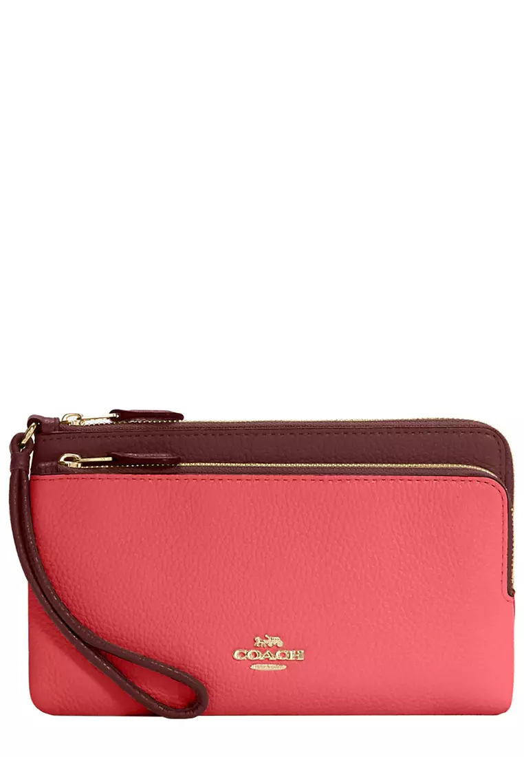 Coach watermelon hotsell wallet