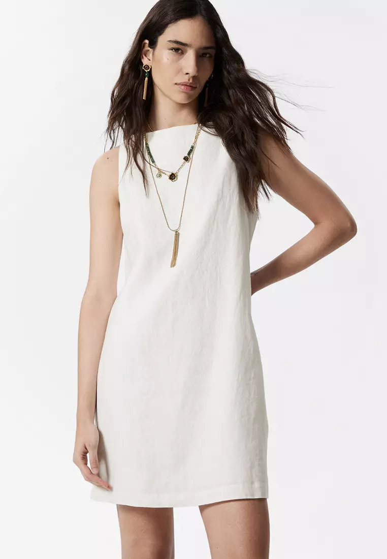Linen Mini Dress
