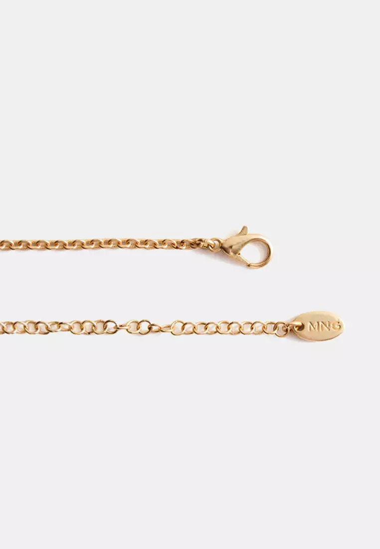 Long Pendant Necklace With Stones