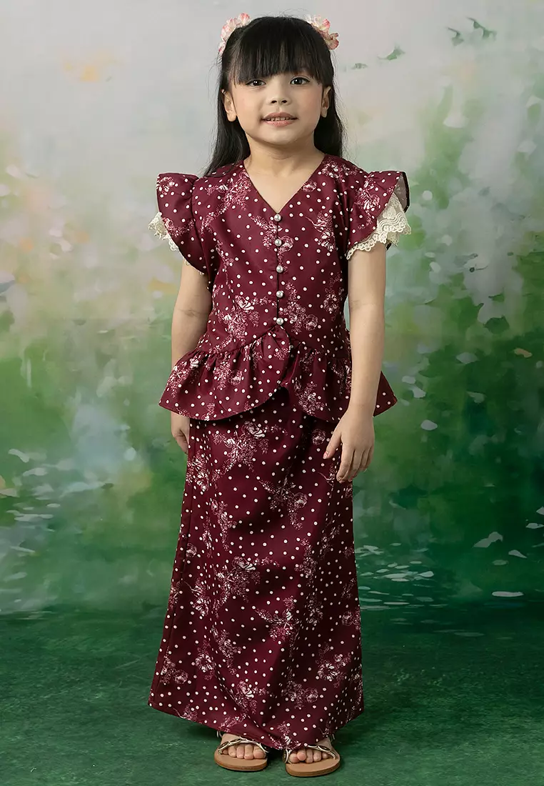 Hasna Top with Skirt Set