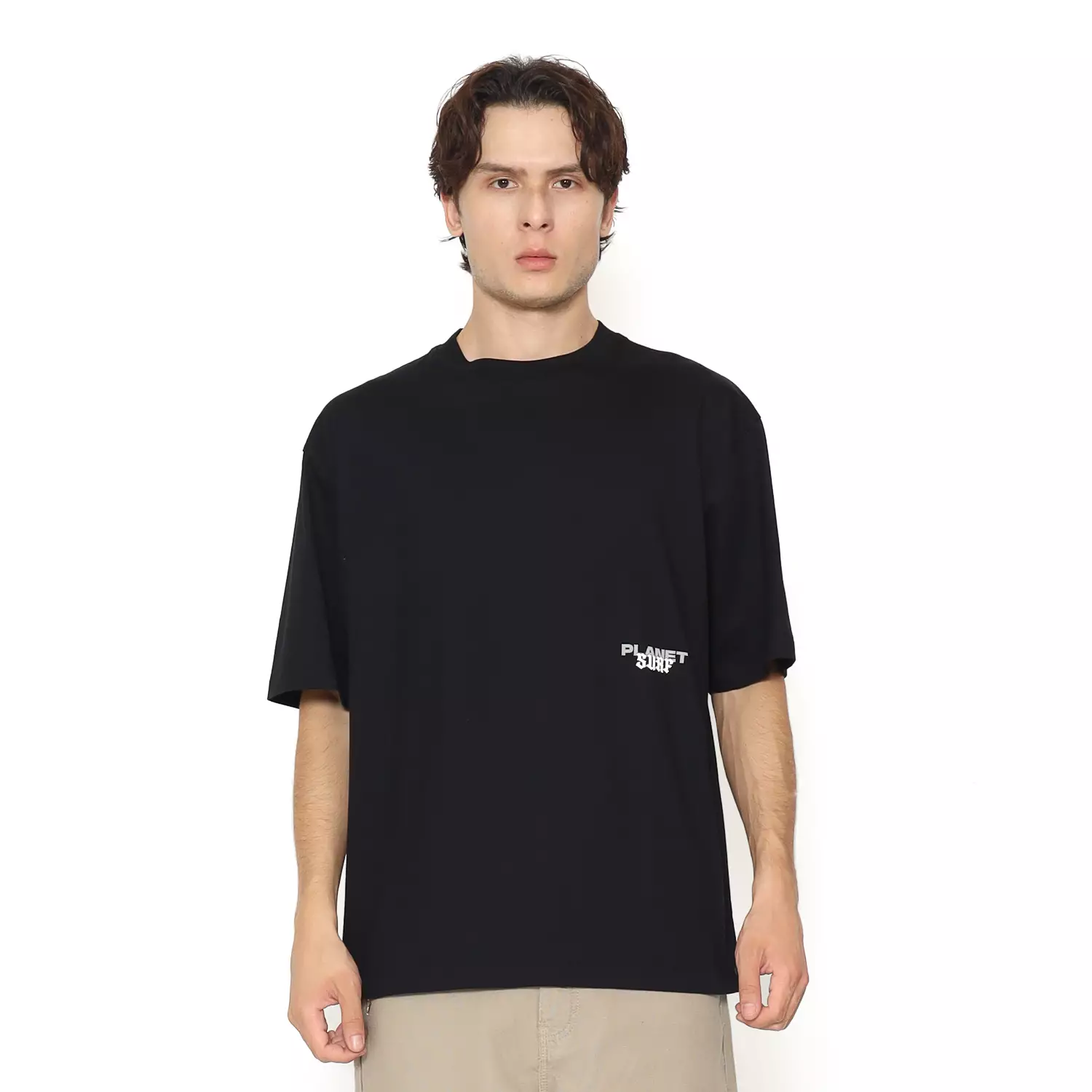 Planet Surf Clothing Kaos Lengan Pendek Pria Impulse Oversize Planet Surf