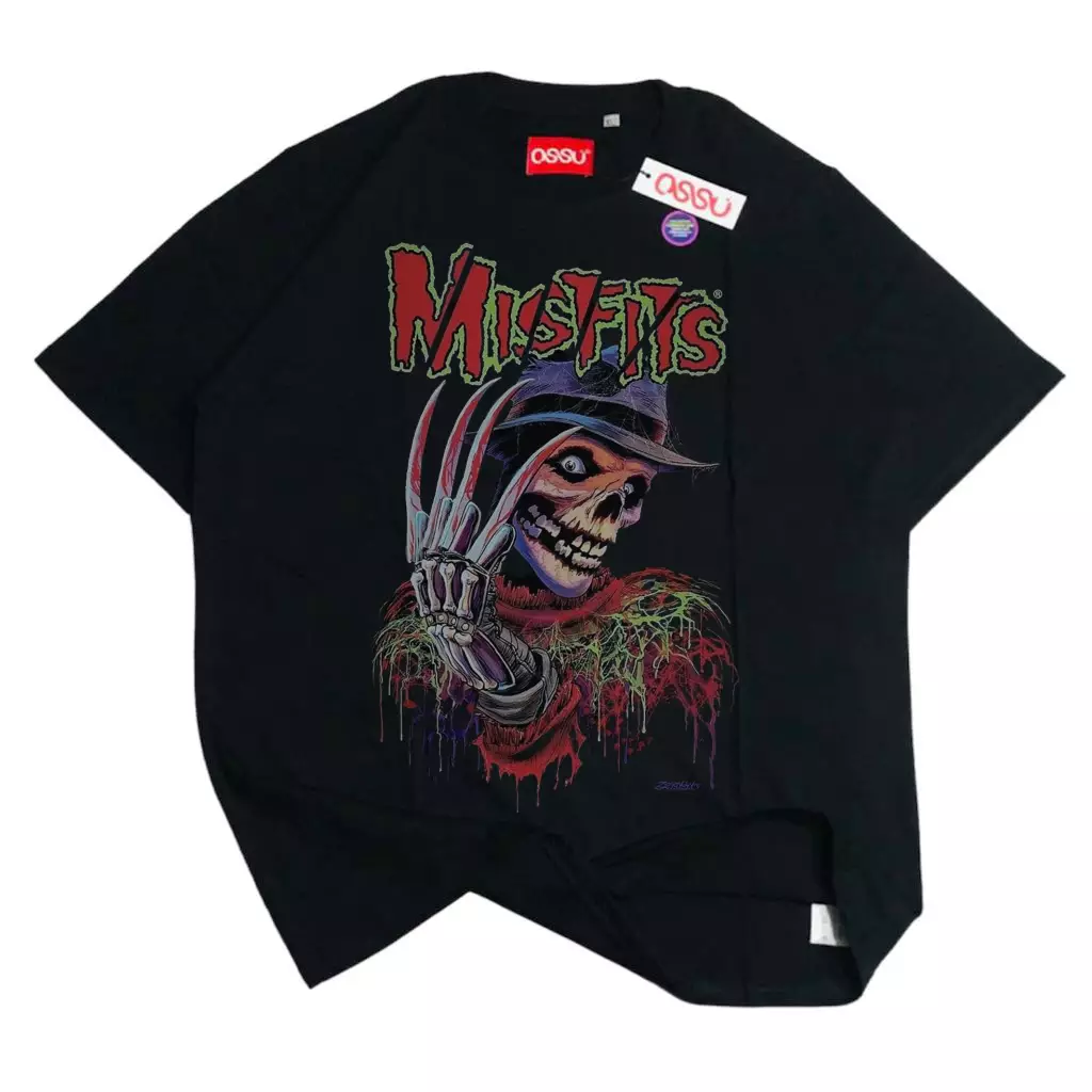 Ossu T-Shirt Freddie Misfits Black T-shirt