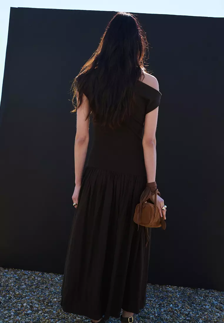 Buy Mango Asymmetrical Flared Dress Online | ZALORA Malaysia