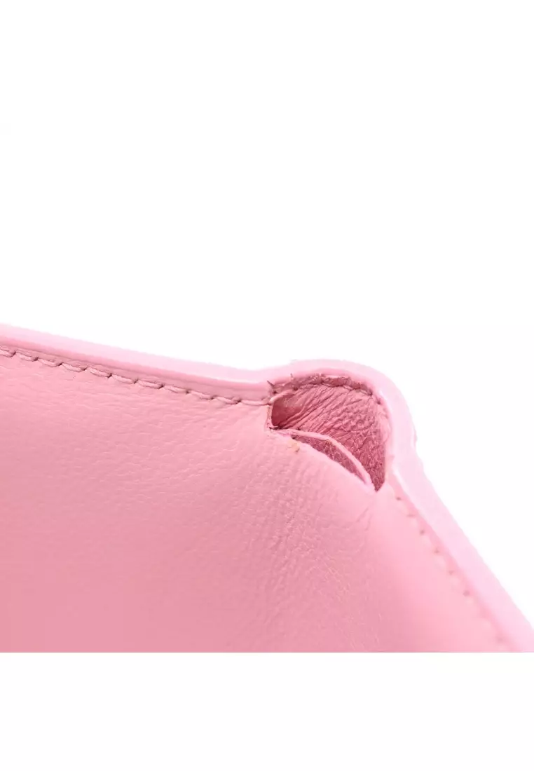 balenciaga pink wallet