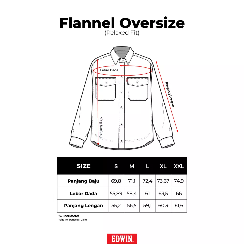 MELVINS - BEIGE Kemeja Flannel Pria Motif Kotak-Kotak Lengan Panjang Relaxed Fit