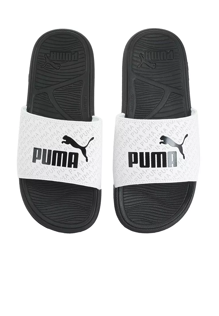 All white puma slides on sale
