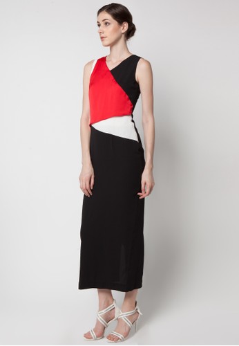 Desira Colorblock Maxi Dress