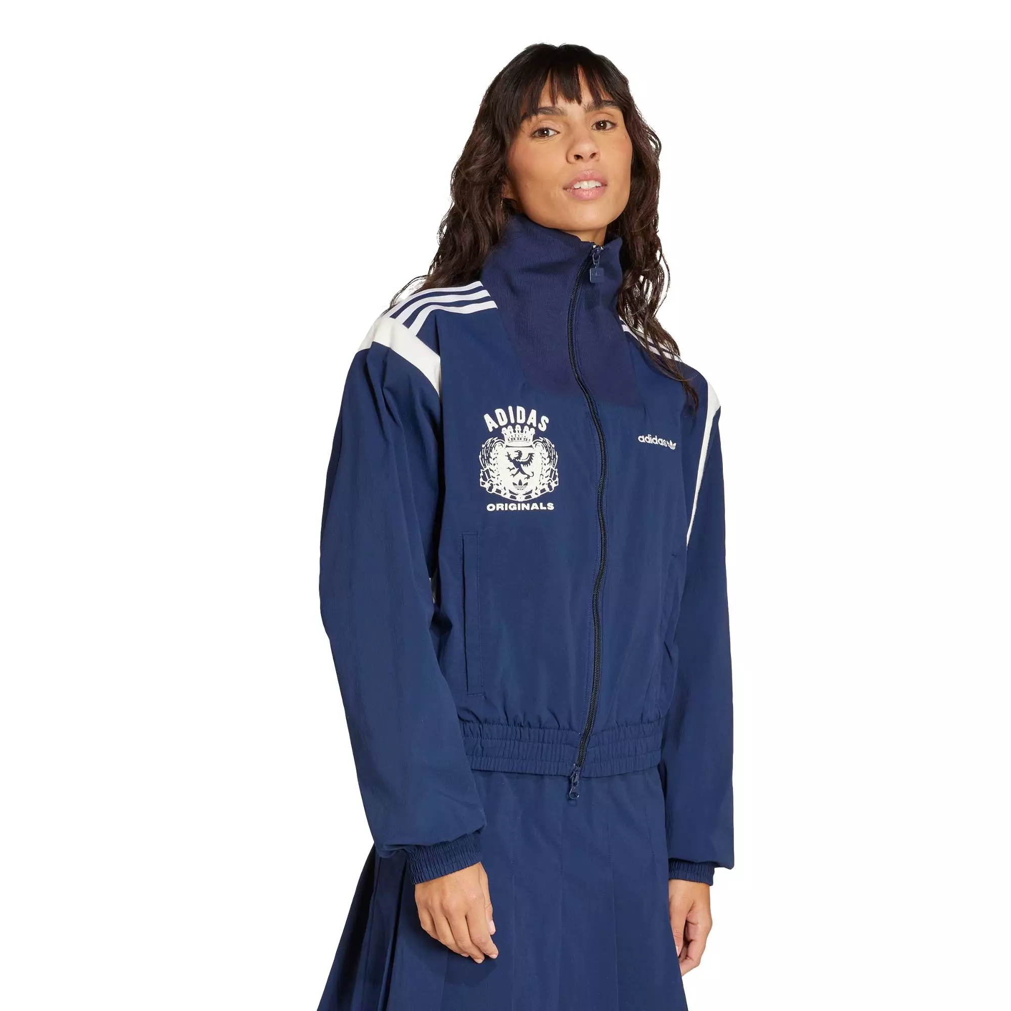 Lifestyle Mascotte Woven Tracksuit Jacket Women Blue JY2809