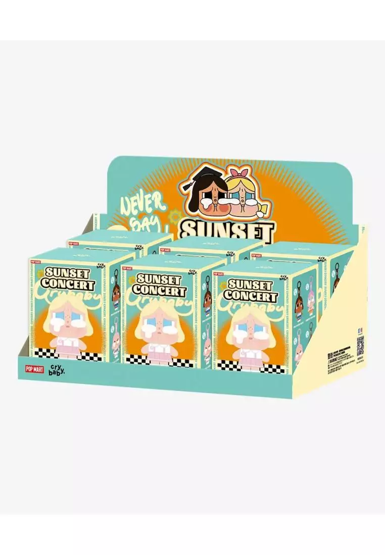 Pop Mart CRYBABY Sunset Concert Series - Plush Pendant Selected Dim Green