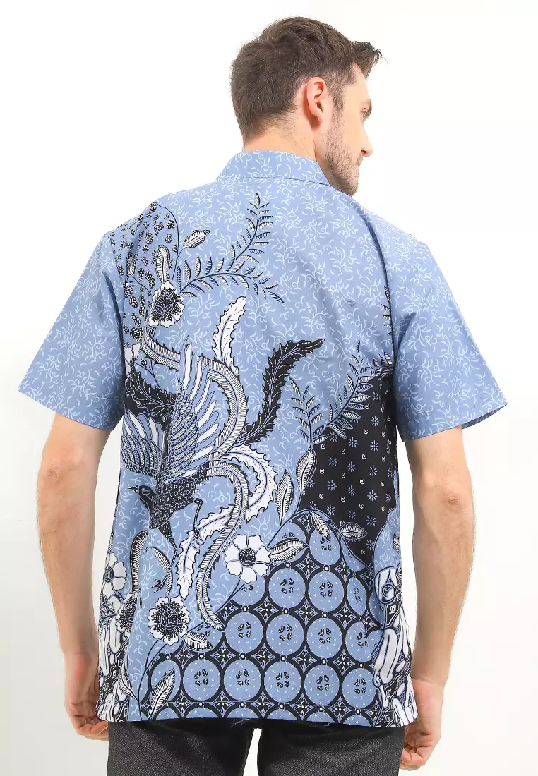 Jansen Shirt Kemeja Batik Pria Pendek