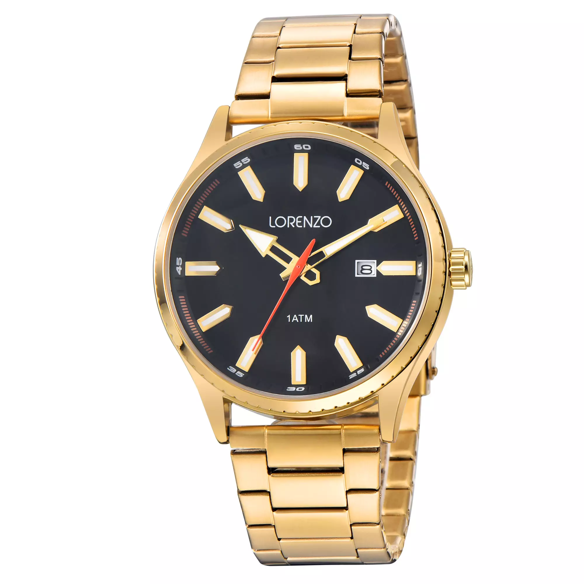 Jam Tangan LORENZO 6102 Rantai Stainless Original