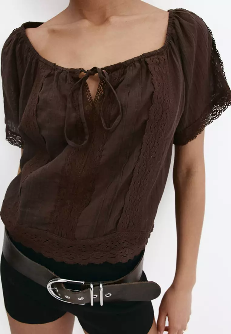 Cotton Lace Blouse