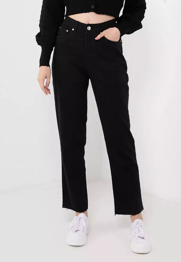 Sugar High Rise Straight Fit Jeans