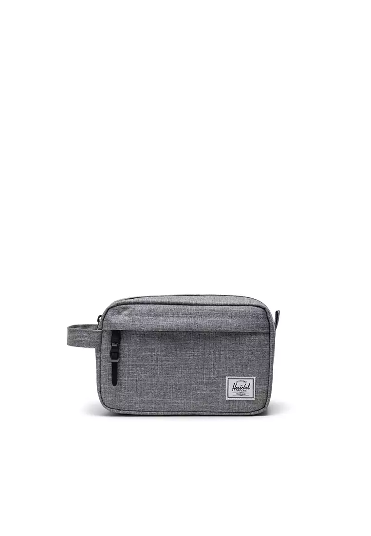 Buy Herschel Herschel Chapter Travel Kit Raven Crosshatch 2024 Online