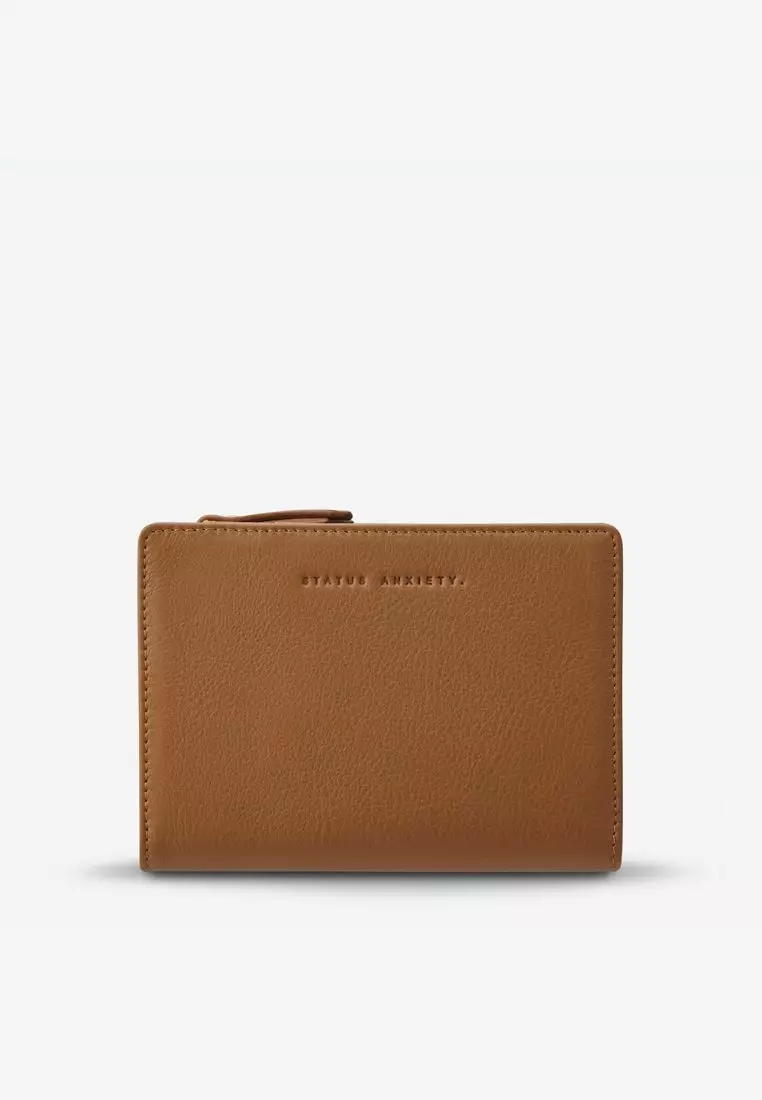 Status Anxiety Insurgency Leather Wallet - Tan