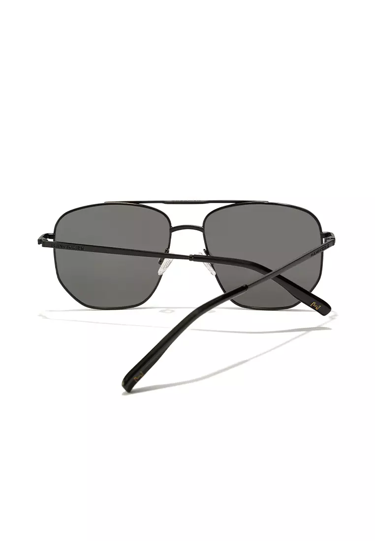 HAWKERS POLARIZED Black Dark CAD Sunglasses for Men and Women, Unisex. UV400 Protection. Official Product designed in Spain