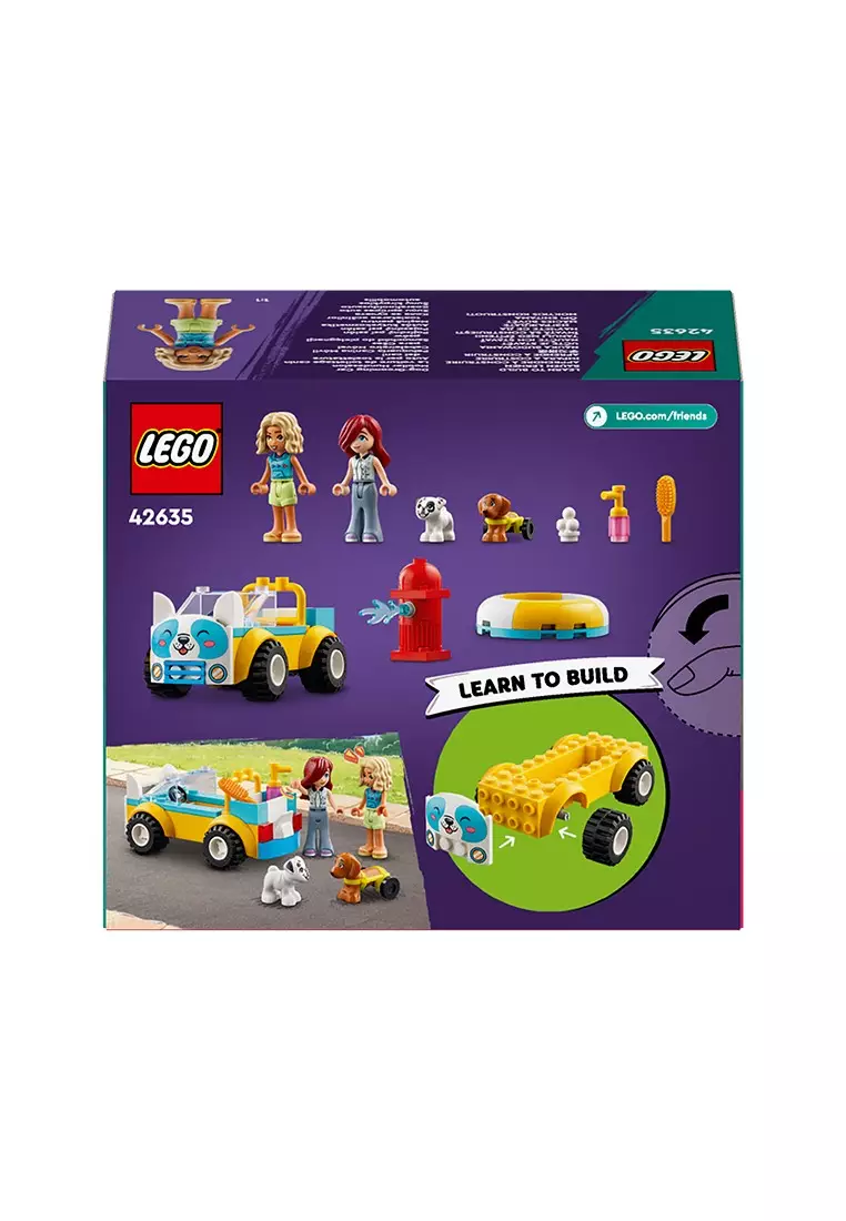 Friends 42635 Dog-Grooming Car, Age 4+, Building Blocks, 2024 (60pcs)