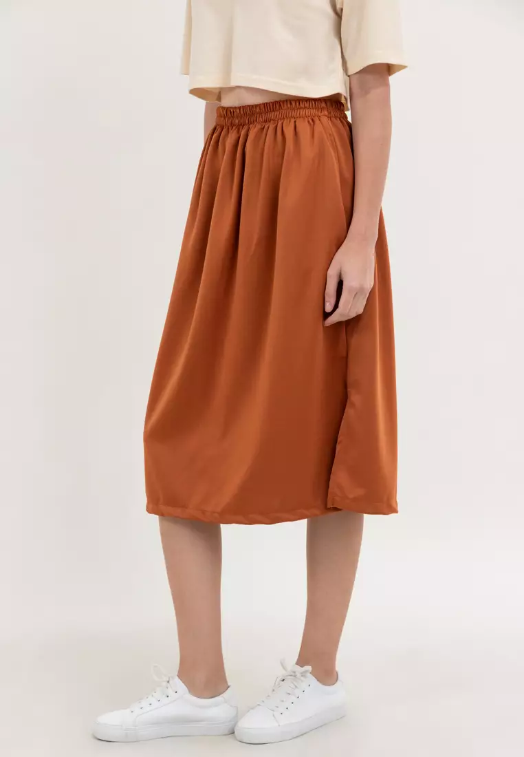 Laica Cotton Midi Skirt