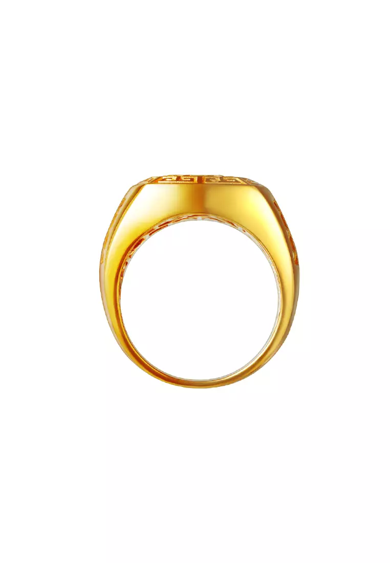 TOMEI【招财进宝】Fortune Collection Abacus Ring, Yellow Gold 916