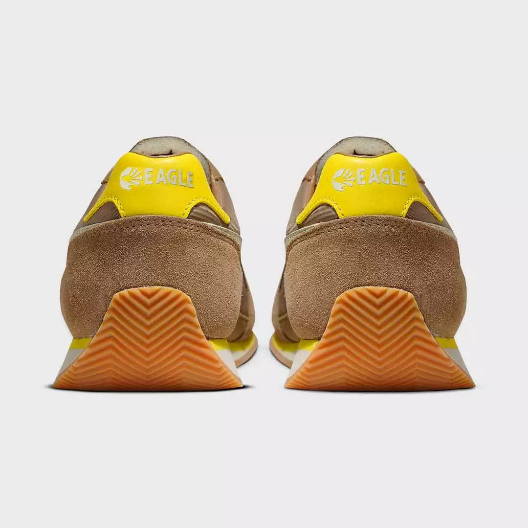 Eagle Sepatu Sneakers Lifestyle Evoke - COKLAT/KUNING