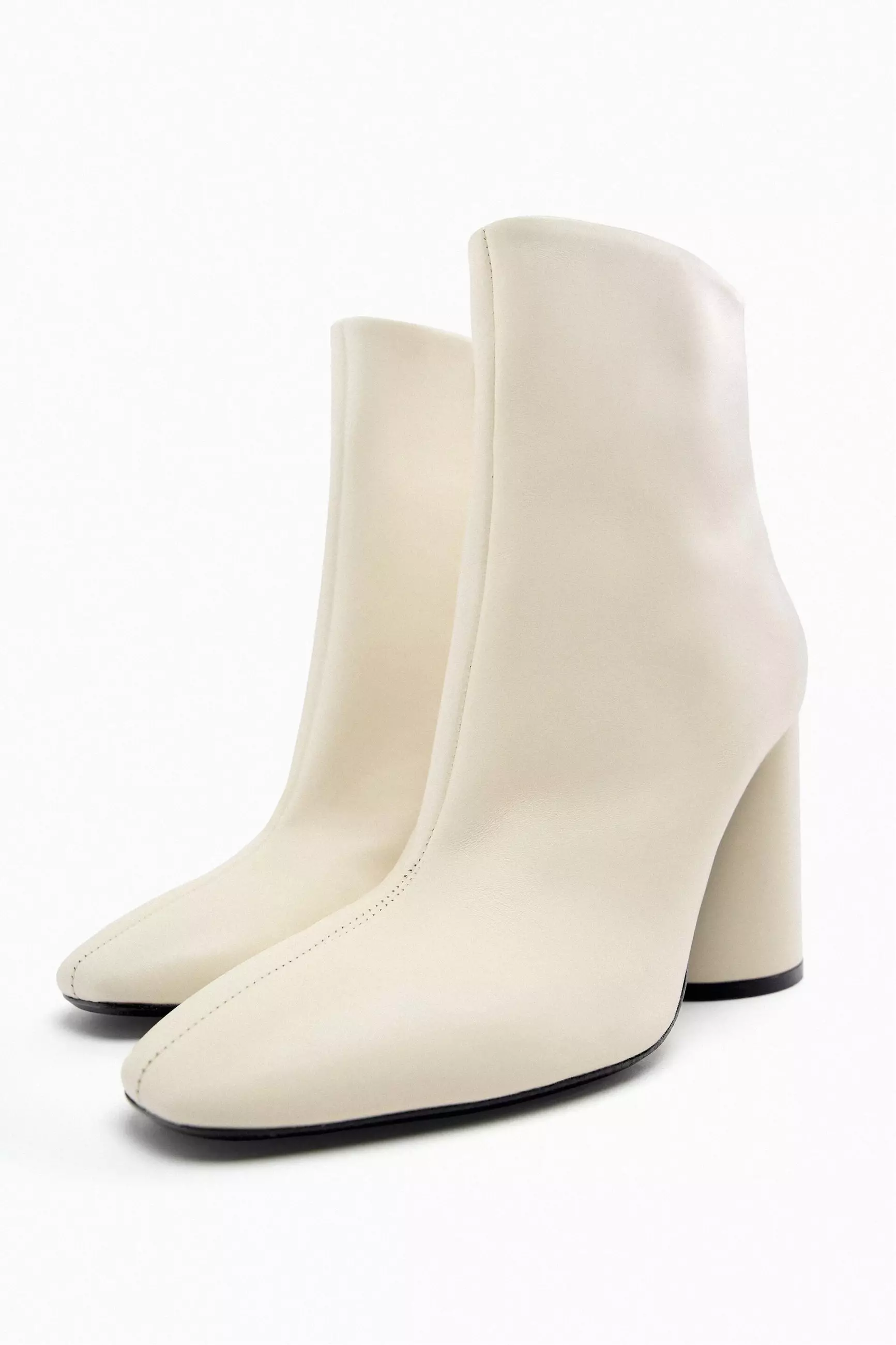 Zara ecru boots on sale