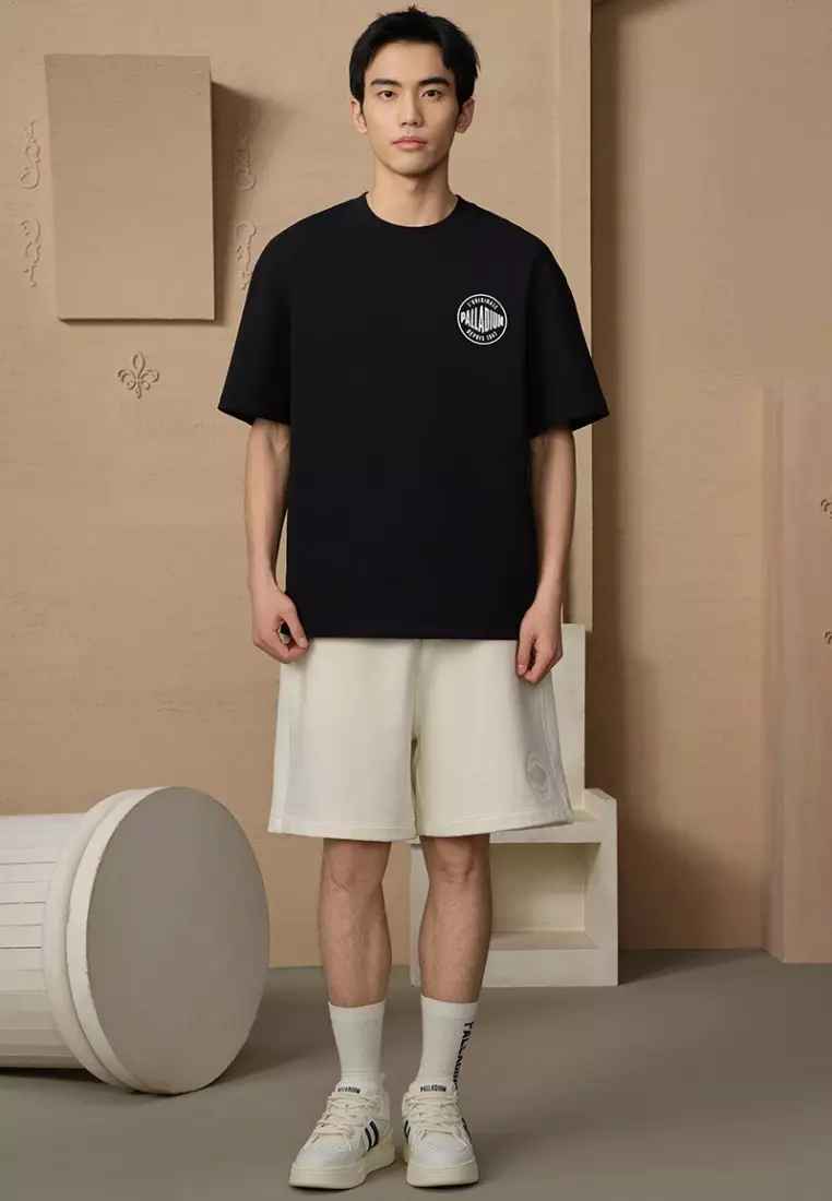 MEN'S HERITAGE PALLADIUM LOGO LOOSE FIT COTTON T-SHIRT