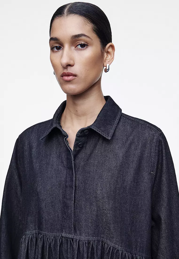 Buy COS Oversized Denim Shirt Dress 2026 Online | ZALORA