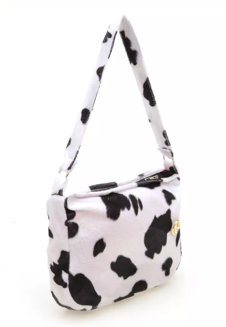 Zaskia Shoulder Bag Wanita Motif Animal Premium Quality - Sapi
