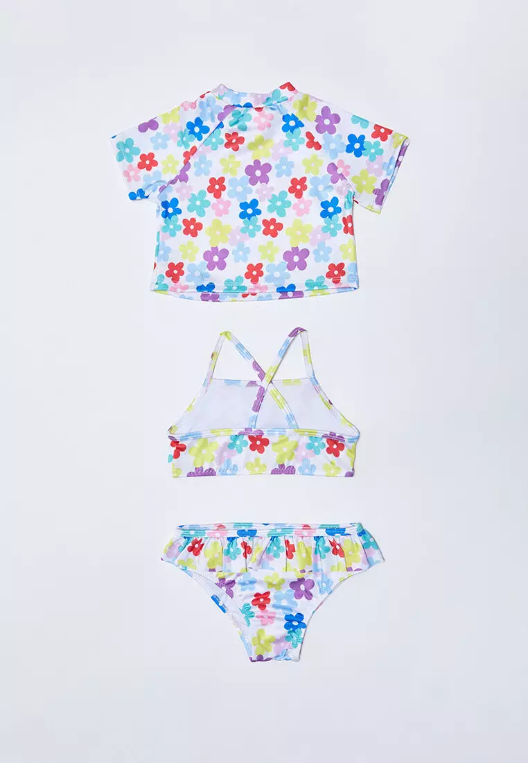 Girls 3 hotsell piece swimwear