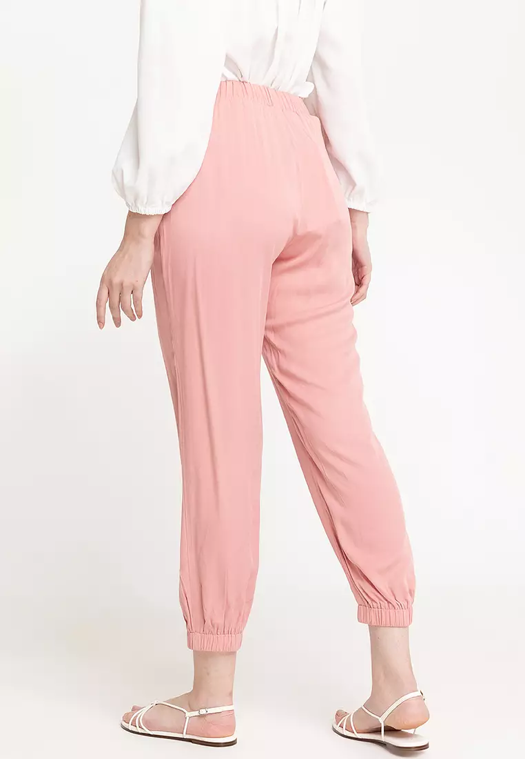 Chie Elastic Waist Relaxed Pants