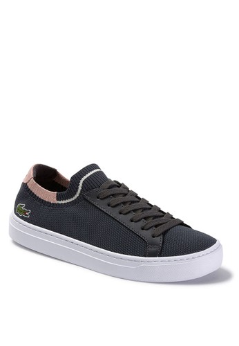 Jual Lacoste Lacoste Women S La Piquee Colour Block Textile Dark Grey Sneakers Original Zalora Indonesia