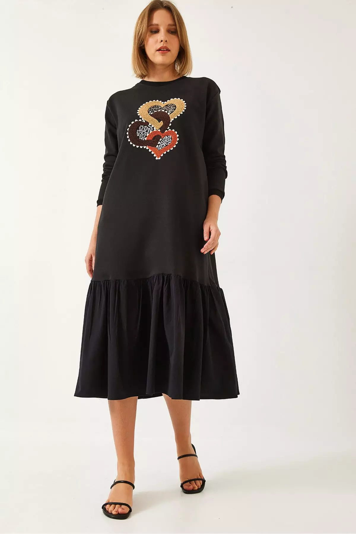 Women's Sequin Embroidered Long Dress 8091 60351360