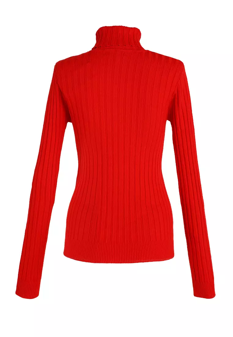 Buy London Rag Turtleneck Sweater Top in Red 2024 Online ZALORA