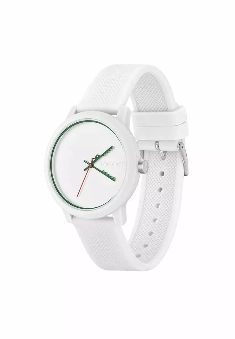 Buy Lacoste 12.12 Men's Watch White Silicone Strap - White Dial 2011308 ...