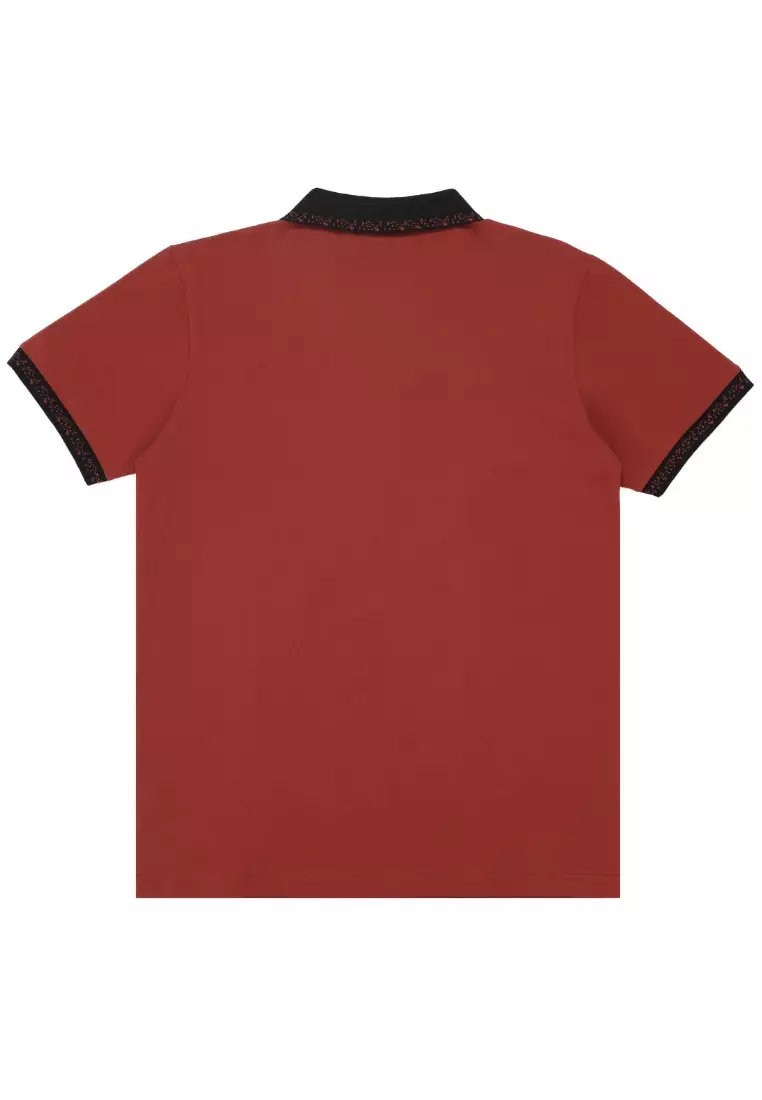 RBJ Polo Shirt Cotton Spandex Emboss Pria 255002