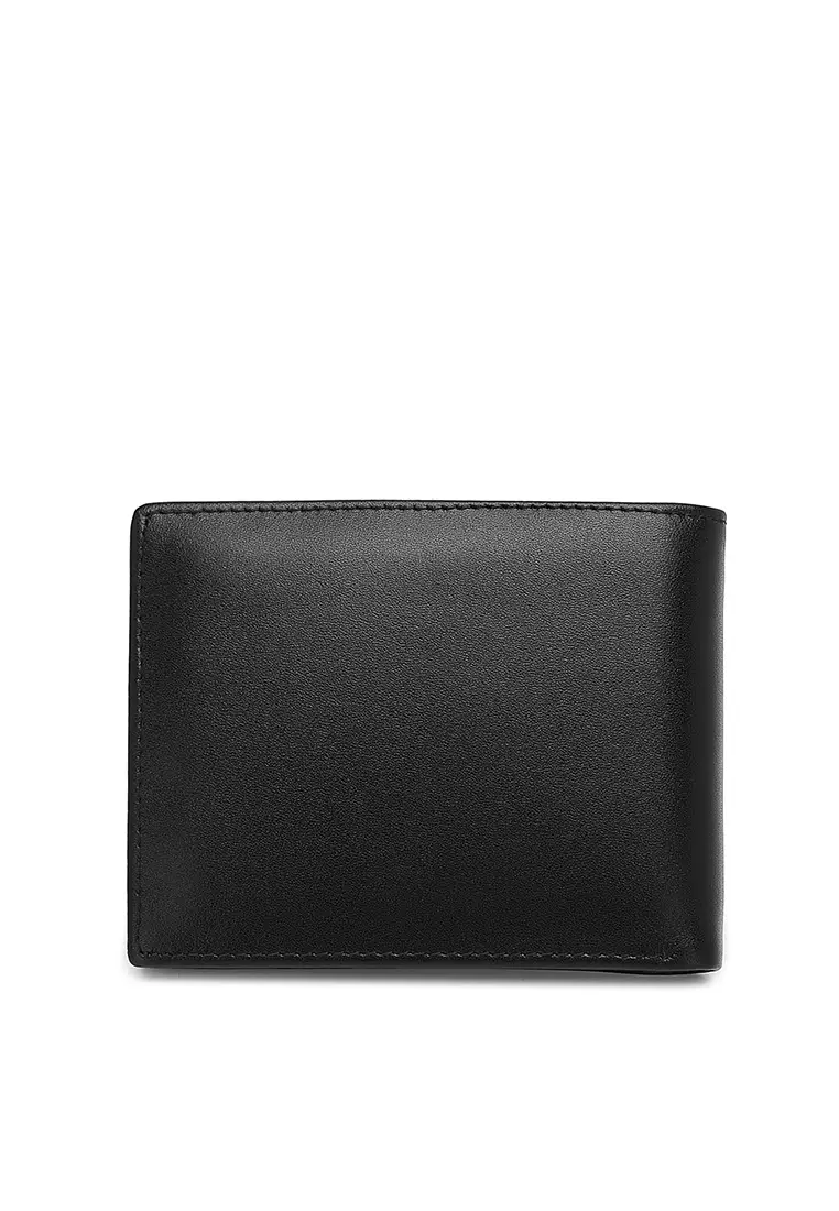 Men's Genuine Leather RFID Blocking Fortune Wallet (Genuine 皮具錢包) - 黑色