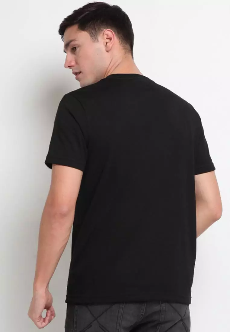 Hammer Men Basic Tee Z1TO001-H1 | Kaos Lengan Pendek Pria Hitam