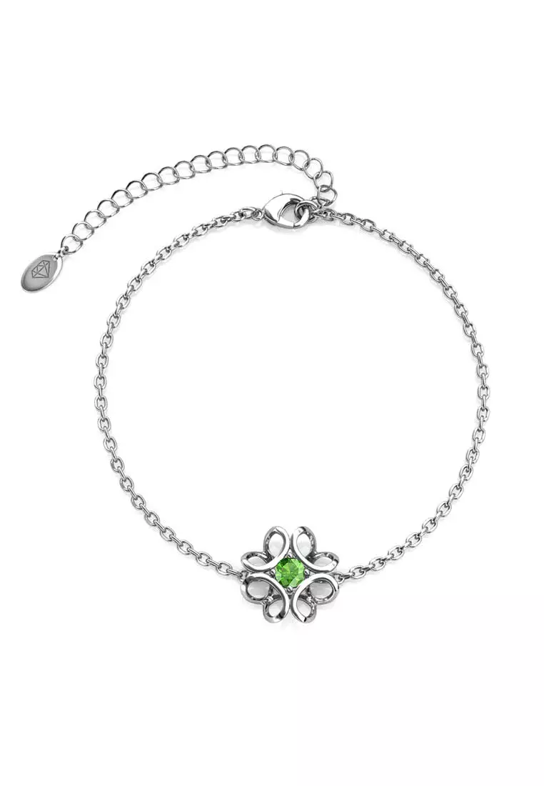 Daffodil Bracelet WG August - Gelang Crystal Swarovski by Her Jewellery