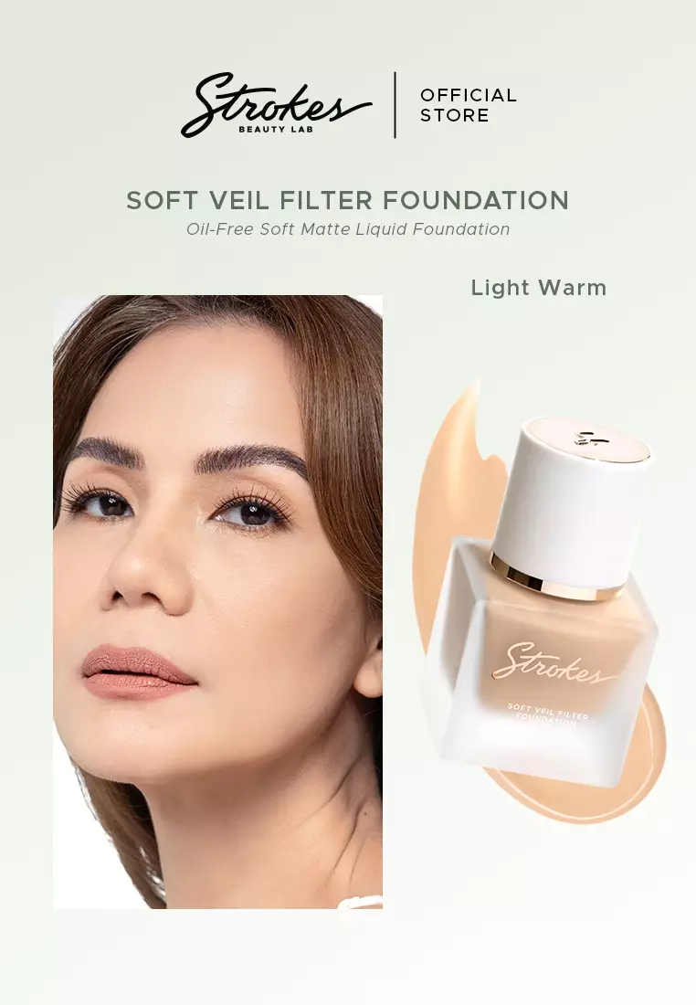 Soft Veil Filter Foundation in Light Warm [Oil-Free Soft Matte Liquid Foundation]