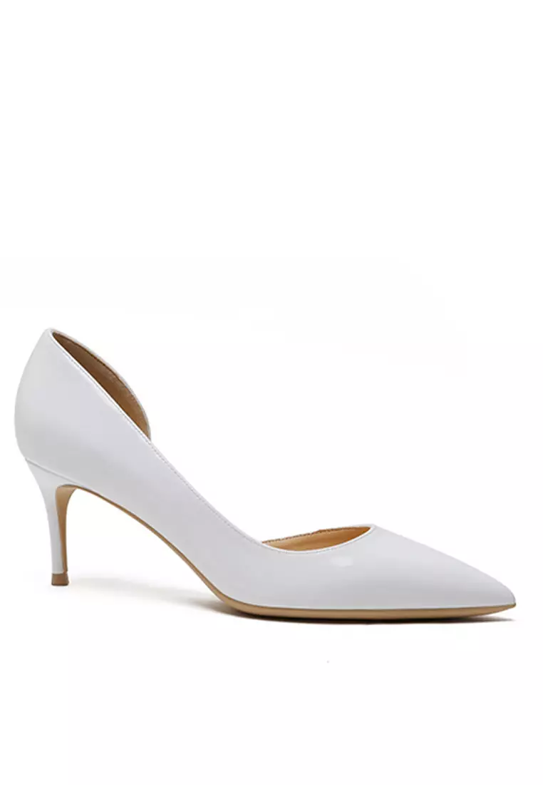 6CM Pointed Patent D'Orsay High Heel Shoes HZL164