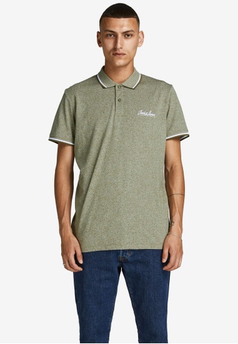 Jack & Jones green Tons Short Sleeves Polo Shirt 33C5CAAB55A7DCGS_1